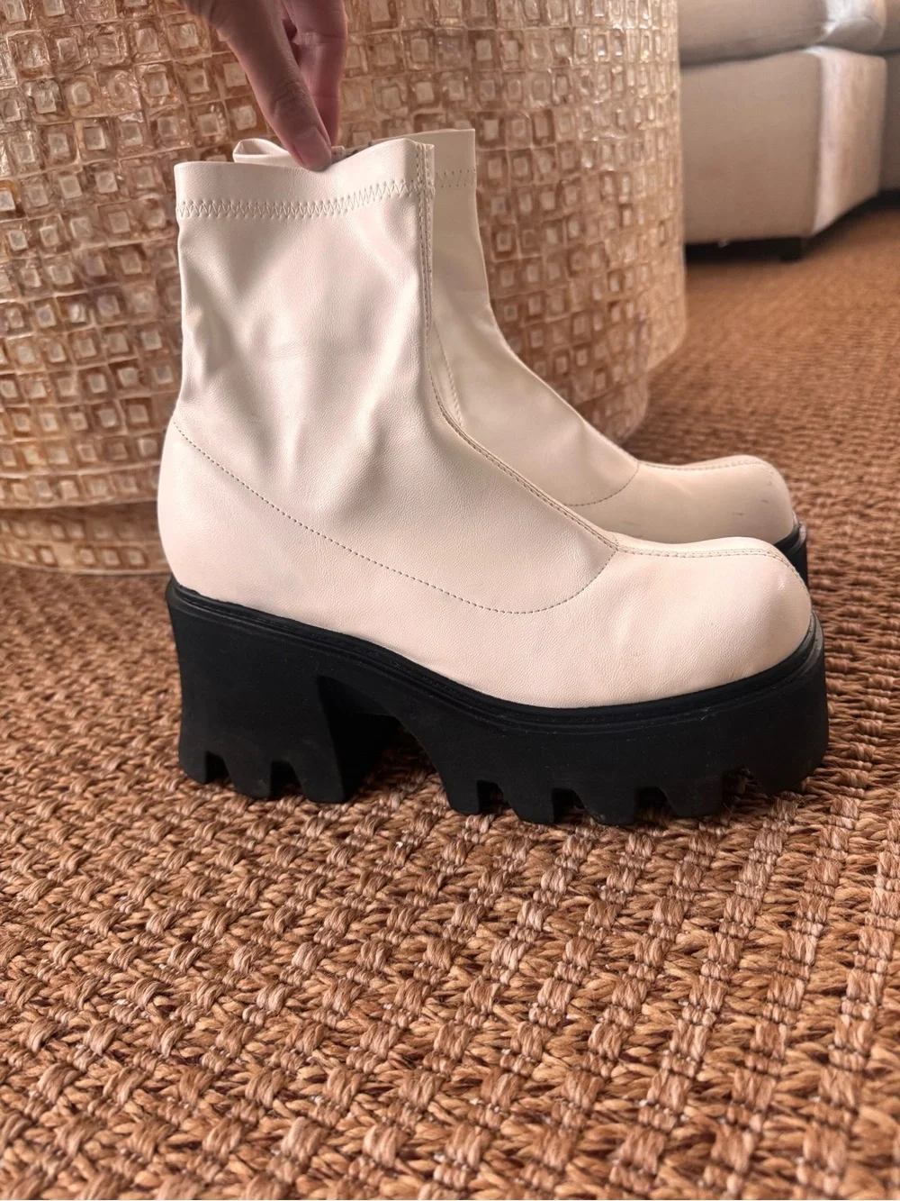 Notoriously chunky platform ankle boot